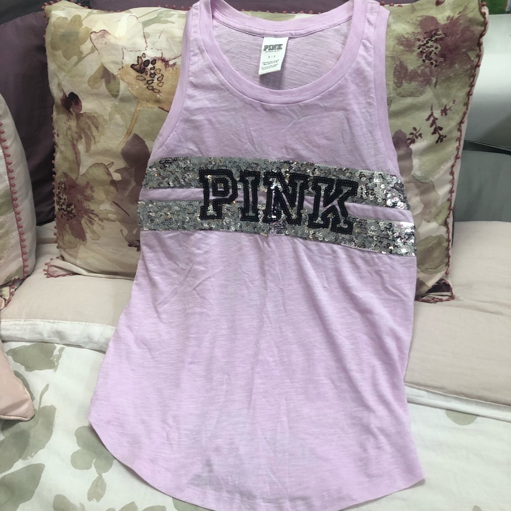 Victoria secret pink bling tank top